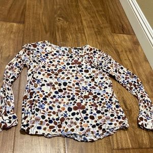 long sleeved floral shirt